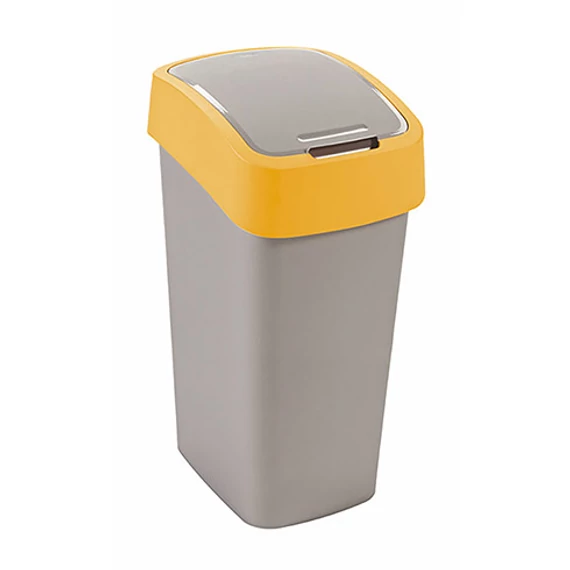 Curver Pacific billenőfedeles szemetes, sárga, 50L