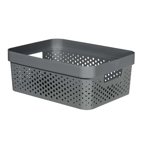 Curver Infinity tárolókosár, 11L, sötétszürke