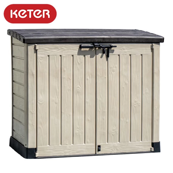 Keter Store It Out Max műanyag kerti tároló, bézs/sötétbarna
