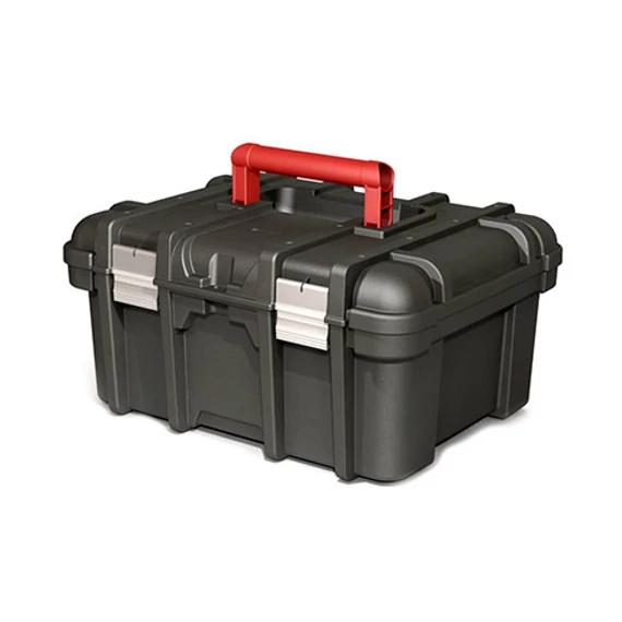 Keter Power Tool box szerszámosláda 16", dupla rögzítéssel, fekete