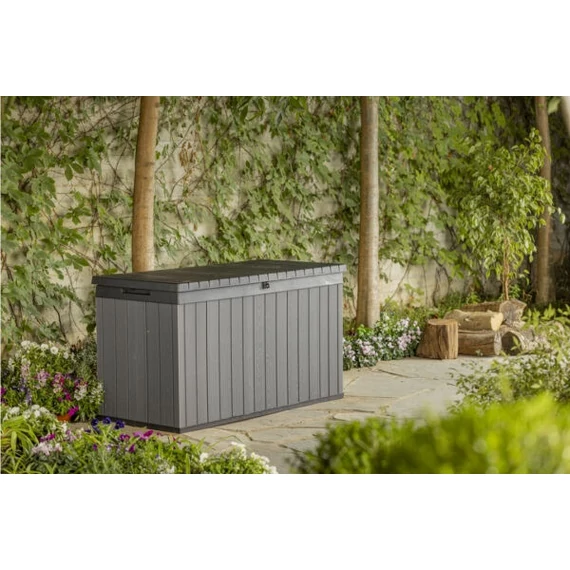 Keter Darwin kerti tároló, 570L, 142.5x65.3x78.2cm, szürke