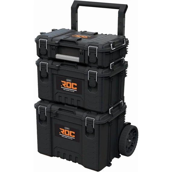 Keter Pro Gear 2.0 gurulós szerszámosláda szett, 64.8x47.8x87.2cm