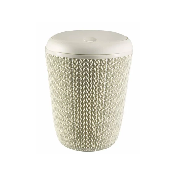 Curver Knit fürdőszaobai szemetes, krém, 6l
