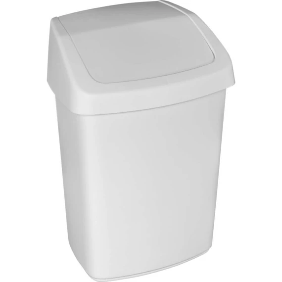 Curver Swing Top szemetes, billenő fedeles, fehér, 10L