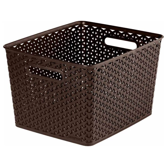 Curver My Style rattan hatású kosár, barna, 18L