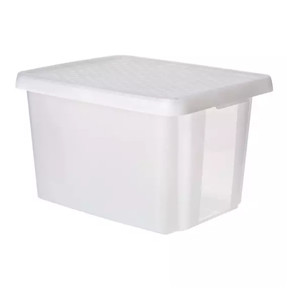 Curver Essentials tároló doboz fedővel, fehér, 26L
