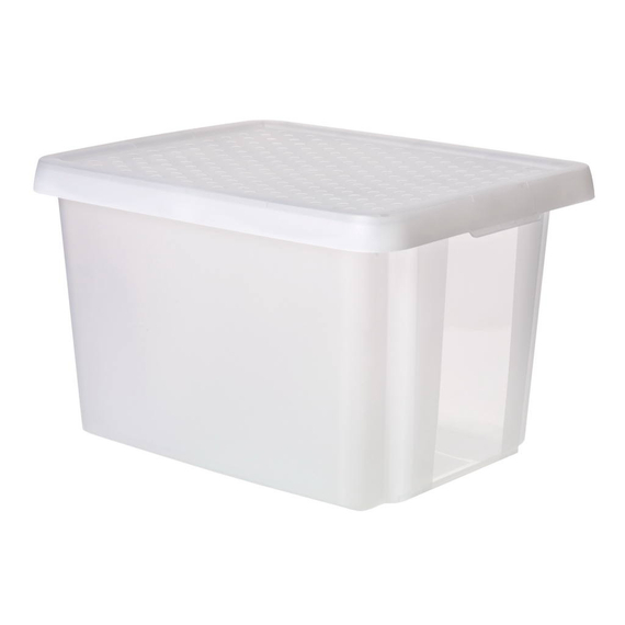 Curver Essentials tároló doboz fedővel, fehér, 26L