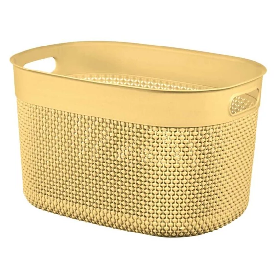 Curver Filo Recycled kosár, L, sárga, 18L