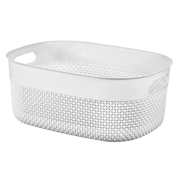 Curver Filo Recycled kosár, M, fehér, 12L