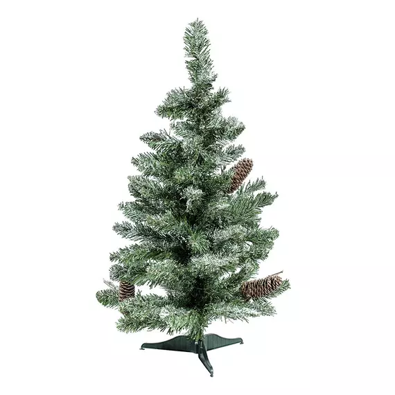 Mini Pine asztali műfenyő, havas, 60cm