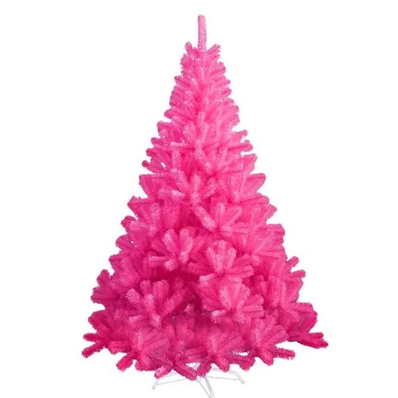 Pink műfenyő, rózsaszín, 180cm