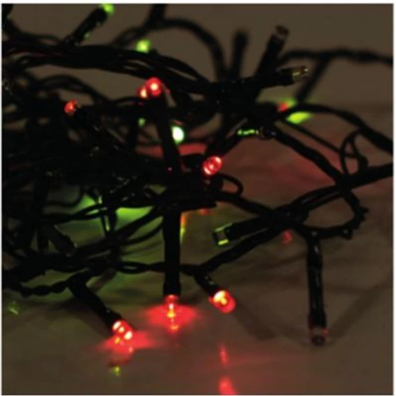 SC2222 LED fényfüzér, piros-zöld, 3m