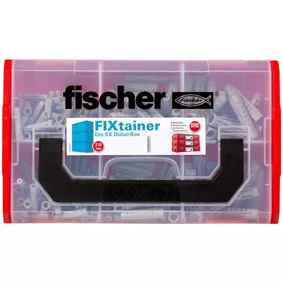 Fischer FixTainer SX dübel készlet, 210db