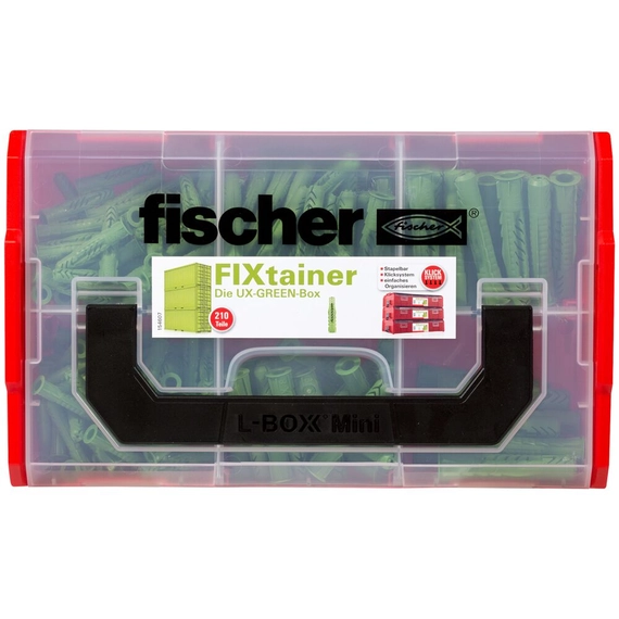 Fischer FixTainer UX green dübel készlet 210db
