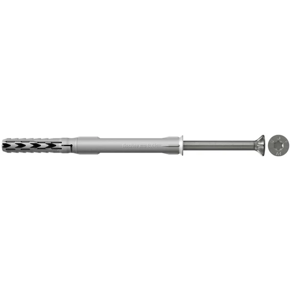 Fischer SXR T A4 rögzítődübel, süllyesztett fejű csavarral 10x100mm, 50db
