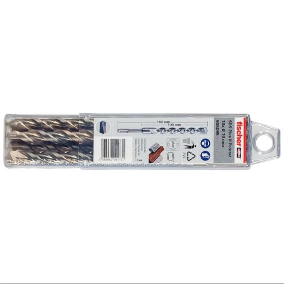 Fischer SDS Plus II Pointer kalapácsfúró 10/100/160 QP 10db