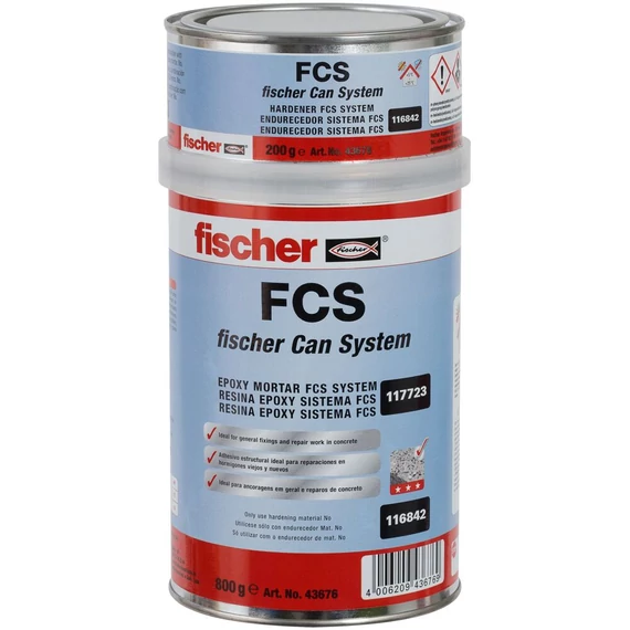 Fischer FCS epoxi alapú kannás rendszer