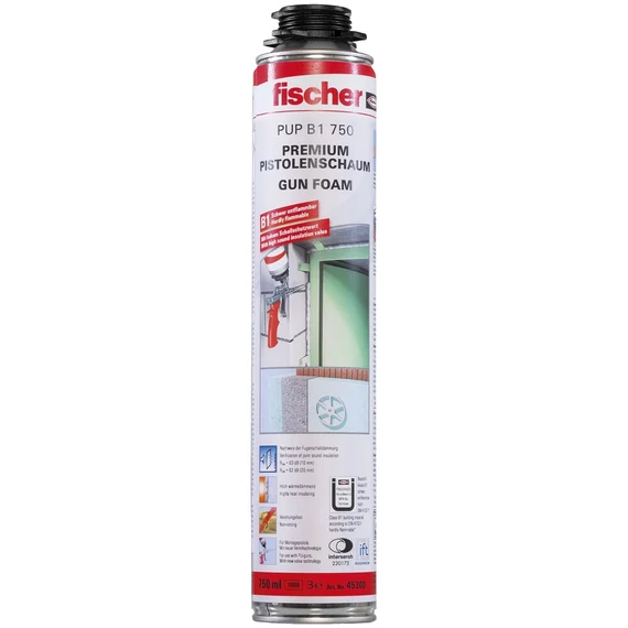 Fischer PUFS 750 B1 nehezen gyulladó PU-hab, 750ml