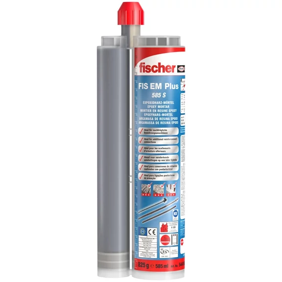 Fischer FIS EM plus injektáló epoxy ragasztó 585 S