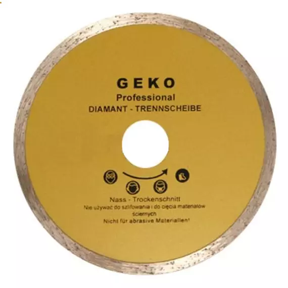 GEKO Gyémánttárcsa 125mm (csempéhez, folyamatos vágóéllel)