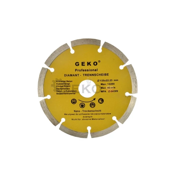 GEKO G00255 Gyémántvágó korong