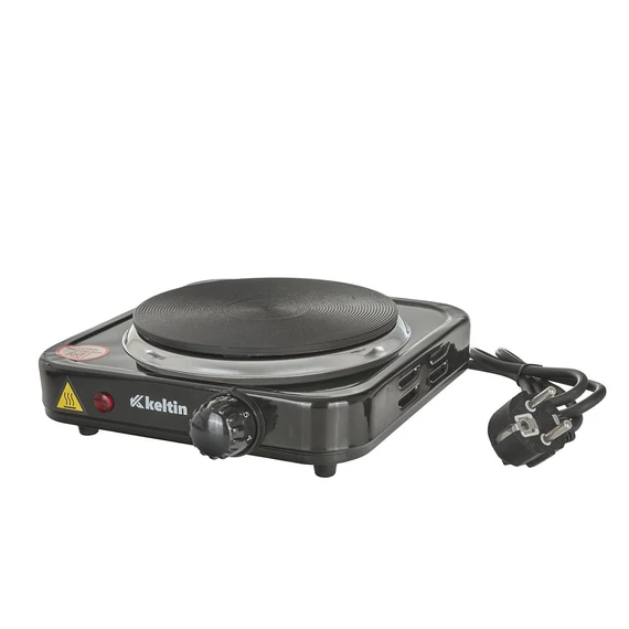 Keltin K00406 hordozható elektromos főzőlap, 1 lapos, 1000W
