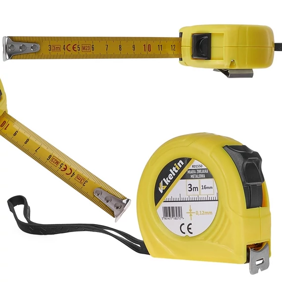 Keltin K01550 mérőszalag, 3m