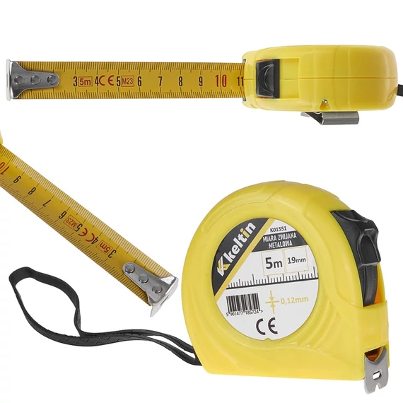 Keltin K01551 mérőszalag, 5m
