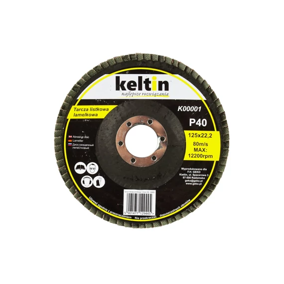 Keltin lamellás flex korong 125mm, P80