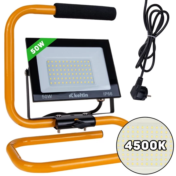 Keltin K02060 reflektor, hordozható, 50W, 4500K