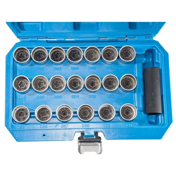 MK-Tools kerékőr leszedő készlet, BMW, 1/2&quot;, 21db