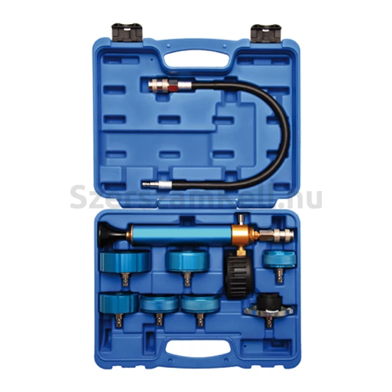 BGS-8514 Hűtőrendszer diagnosztikai táska, 9 darabos