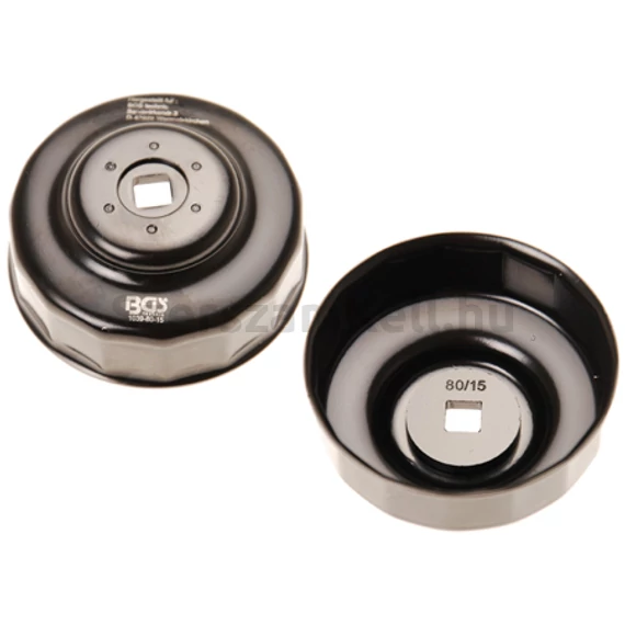 BGS 1039-80-15 Olajszűrőkulcs, 15 élű, 80mm (Honda, Mazda, Nissan, Opel)