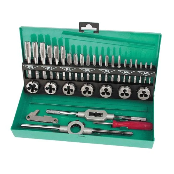 Mannesmann 53250-B menetmetsző és fúró készlet, 32 részes