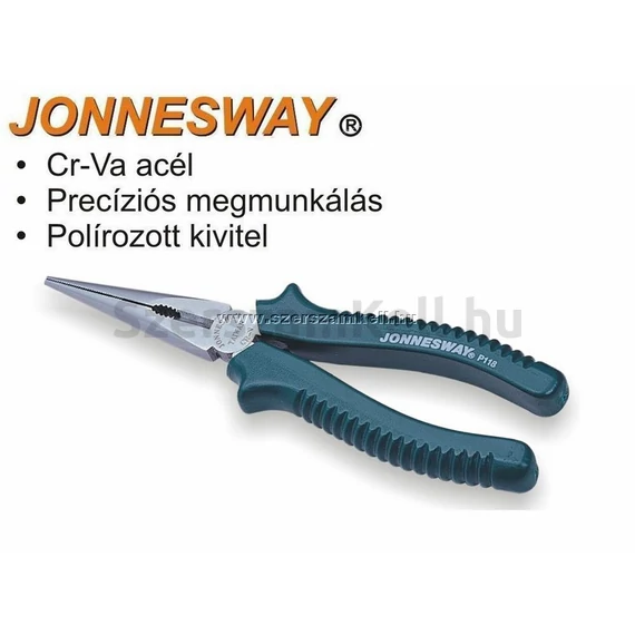 Jonnesway Profi Hosszúcsőrű Fogó 160mm