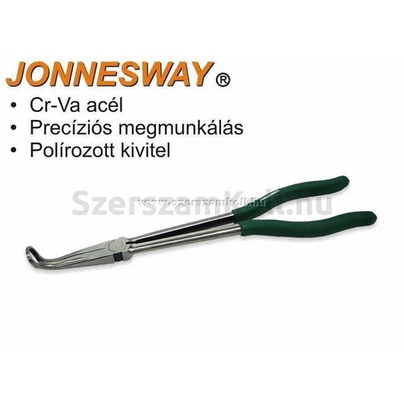 Jonnesway Profi Hajlított Műszerész Fogó 275mm