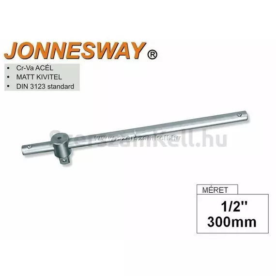 Jonnesway T-hajtószár 1/2" 300mm