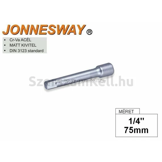 Jonnesway Toldószár 1/4" 75mm