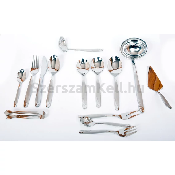 Silver Royal SR-0005 Nemesacél evőeszköz készlet, 72 részes, bőröndben