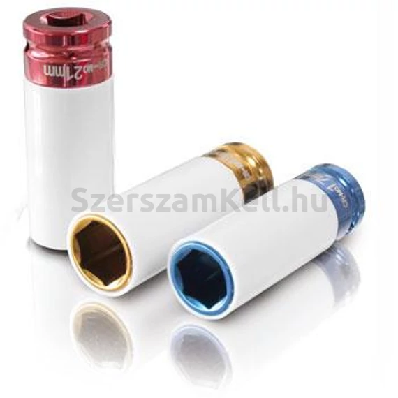 Erba vékonyfalu alufelni dugókulcs készlet 1/2&quot;, 3db