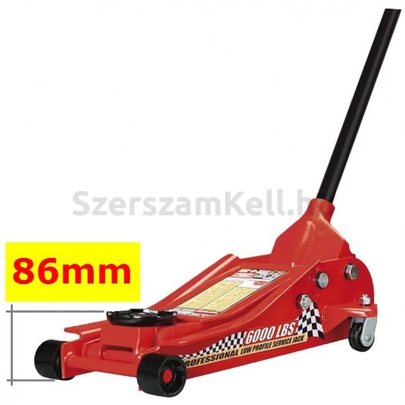 Krokodil emelő (alacsony profilú és erősített) 2,5T / 86-455mm