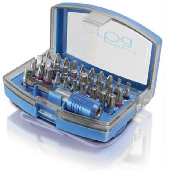 Erba behajtóhegy készlet, 1/4&quot;,  32db-os