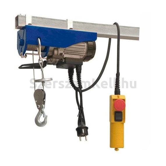Erba elektromos csörlő 600kg, 1050W, 12m