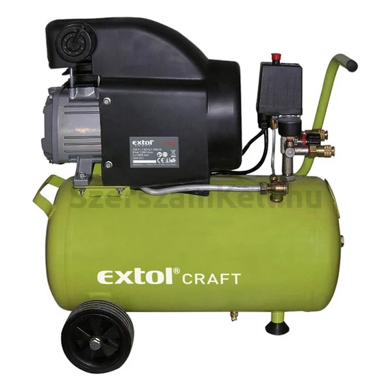 Extol olajos légkompresszor, 1500W, 24l tartály, 8 bar, beszívott:208l/min