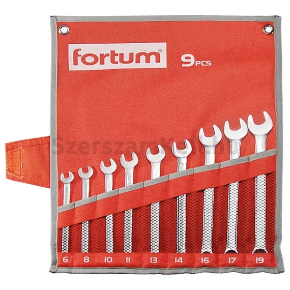 Fortum csillag-villás kulcs klt. 9db 6-19mm