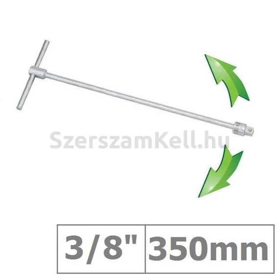 Professional Genius Flexibilis T-Kulcs 3/8" / 350mm / 323503T