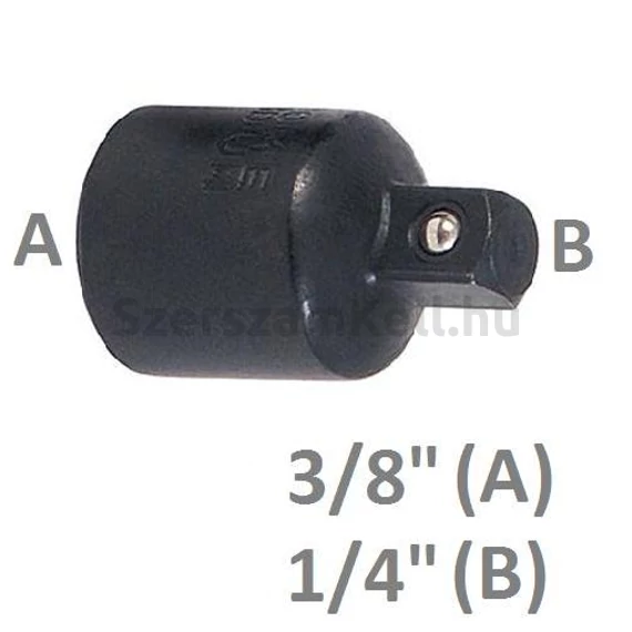 Genius Gépi Dugókulcs Adapter/átalakító 3/8 ->1/4 380020