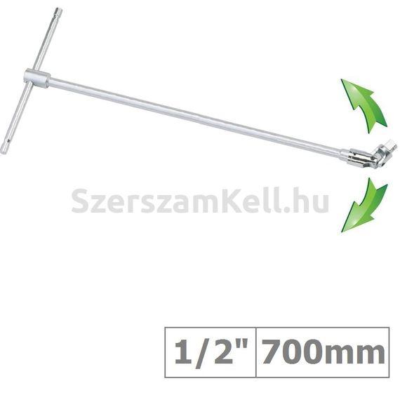 Professional Genius Csuklós T-Kulcs 1/2" / 700mm / 427004U