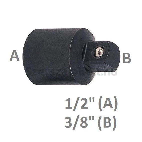 Genius Gépi Dugókulcs Adapter/átalakító 1/2 -> 3/8 480033