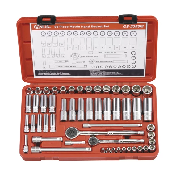 Professional Genius Dugókulcs Készlet 1/4" & 3/8" 53db-os / GS-2353M